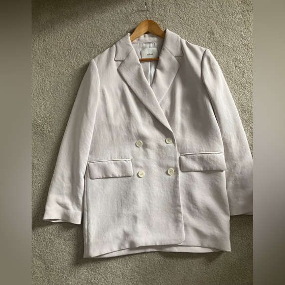 Aritzia Wilfred cherelle blazer, vin gris, size S - Picture 7 of 14